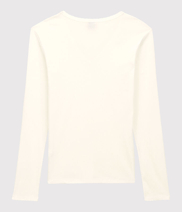 Women's Iconic Cocotte Stitch Cotton T-Shirt white