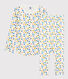 Girls' Glow-In-The-Dark Floral Floral Cotton Pyjamas