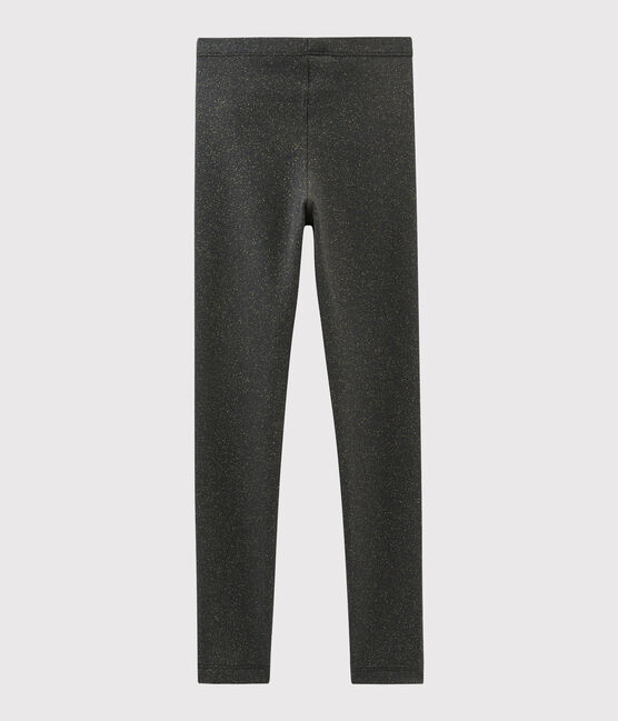 Girls' Jersey Leggings CAPECOD grey/OR yellow