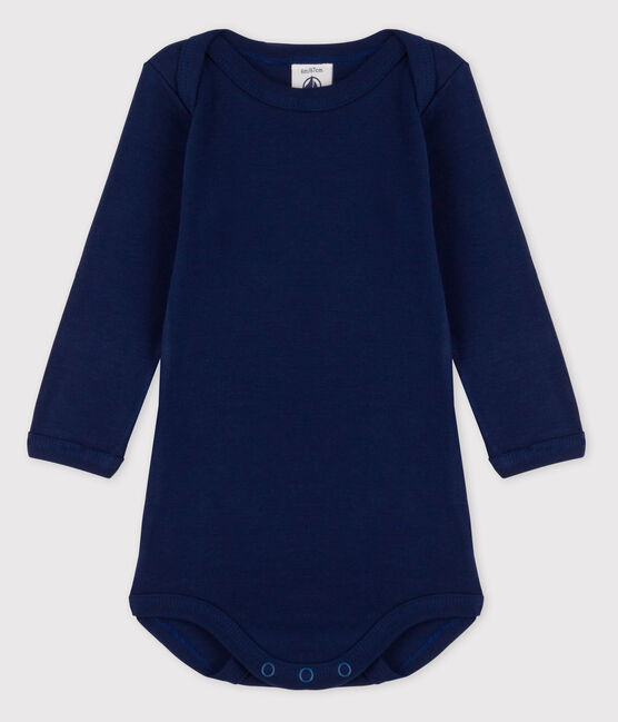 Baby Girls' Long-Sleeved Bodysuit MEDIEVAL blue