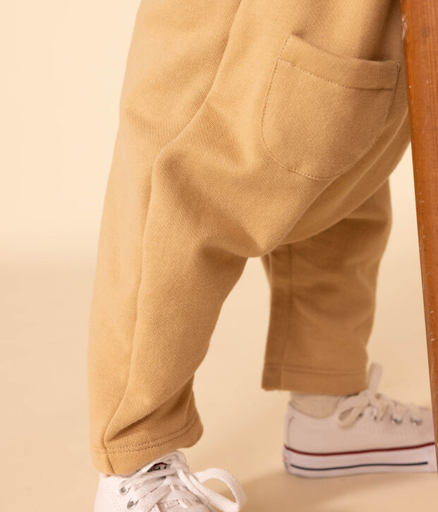 Babies' Fleece Jumpsuit beige