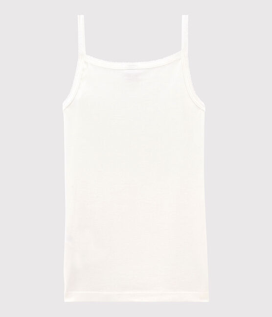 Women's Iconic Strappy Cotton Shirt MARSHMALLOW white
