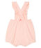Baby Girls' Short Fleece Dungarees MINOIS pink