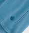 Women's Straight V-Neck Cotton T-Shirt POLOCHON blue