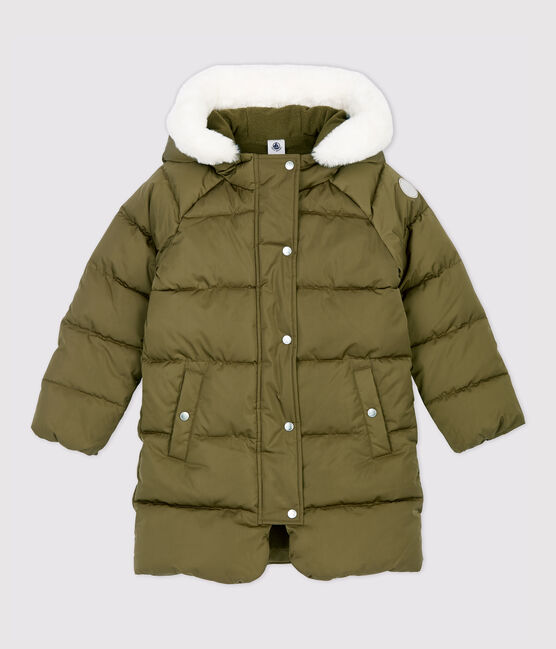 Girls' Long Coat MILITARY green