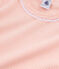 Girls' Short-sleeved Pyjamas ROSAKO pink/MARSHMALLOW white