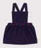 Babies' sleeveless cotton dress embroidered with hearts SOIR