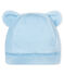 Unisex newborn baby velour bonnet FRAICHEUR blue
