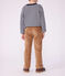 Children's straight corduroy trousers LATTE
