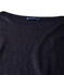 Women's long-sleeved lacquered linen tee SMOKING blue/BRILLANT blue