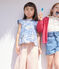 Girls' Printed Poplin Blouse BEACH blue/MULTICO