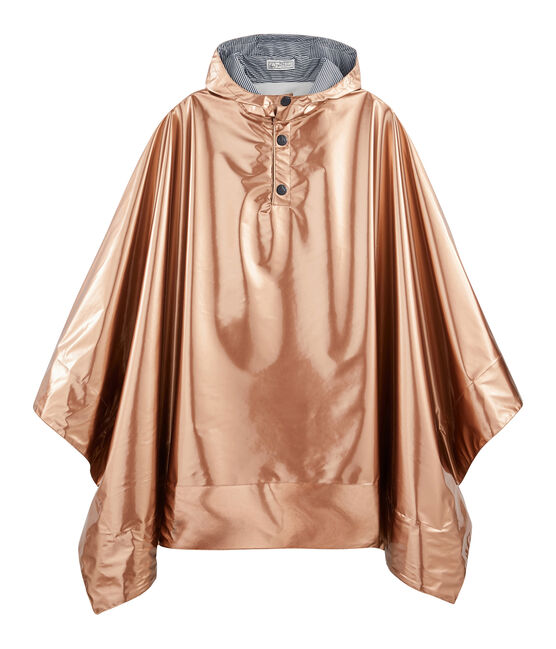 Women's reversible raincoat COPPER