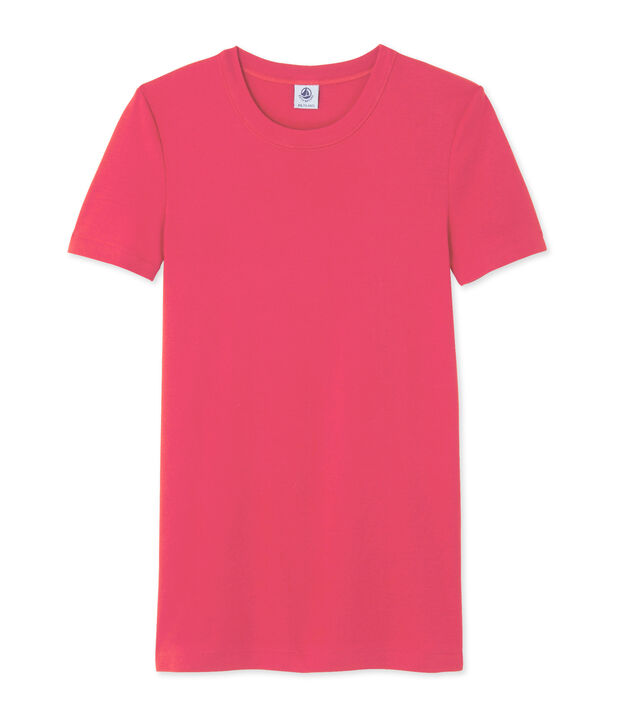 Women's striped tee Gloss pink