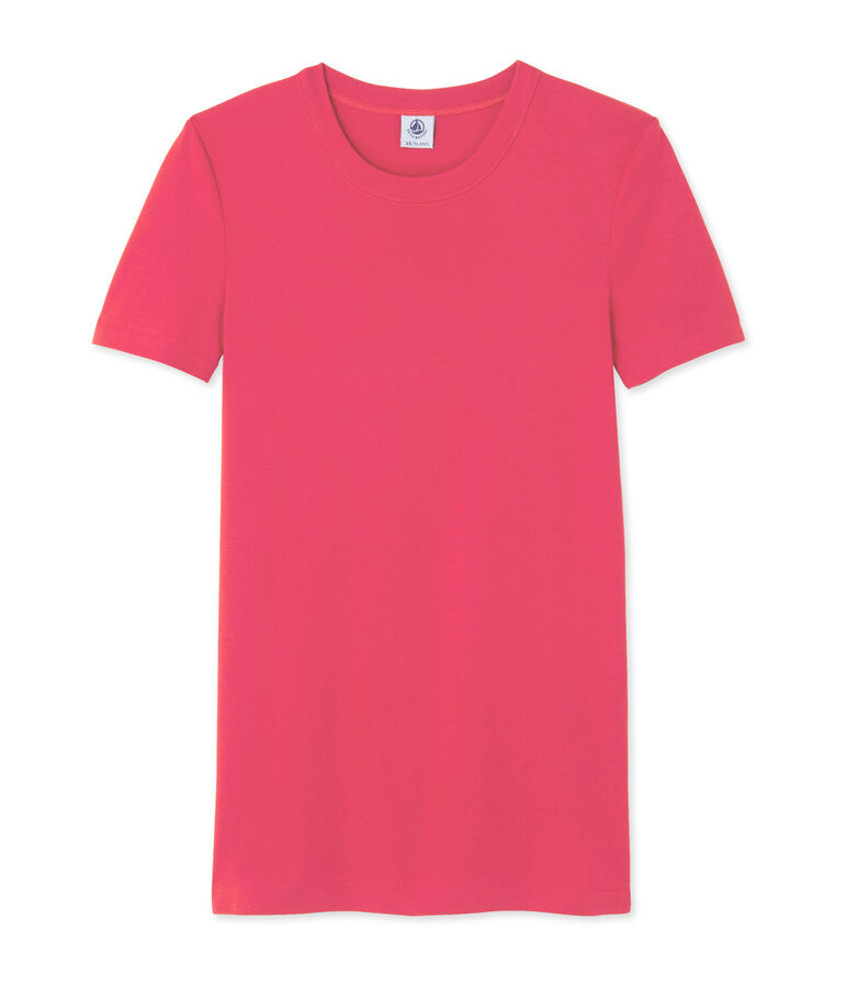 Women's striped tee Gloss pink