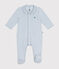 Babies' velour pyjamas GOMME blue