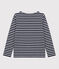 Women's Breton Cotton Top SMOKING blue/MARSHMALLOW white