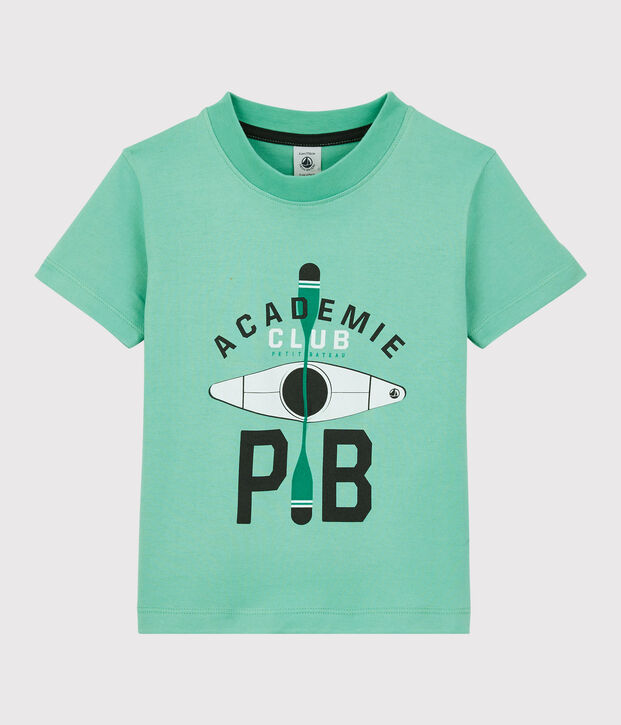 Boys' Short-Sleeved Jersey T-Shirt green