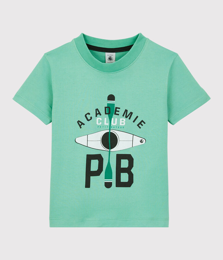 Boys' Short-Sleeved Jersey T-Shirt green