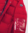 Boys'/girls' down ski jacket TERKUIT red