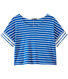 Women's striped oversized tee