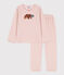 Girls' Velour Pyjamas SALINE pink