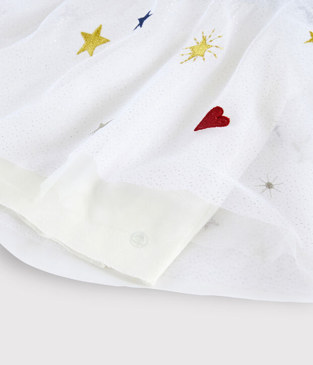 Girl's Long-sleeved Dress blue/multicolor