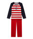 Boy's anchor motif pyjamas