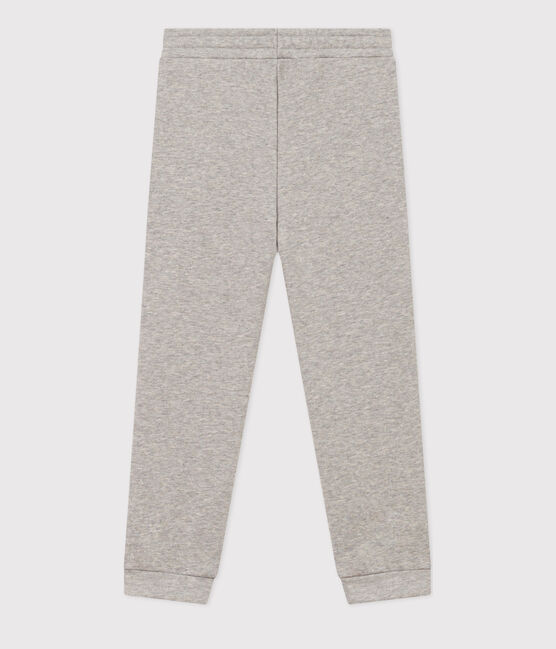 Girls' fleece jogging bottoms CHATON CHINE grey