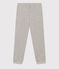 Girls' fleece jogging bottoms CHATON CHINE grey
