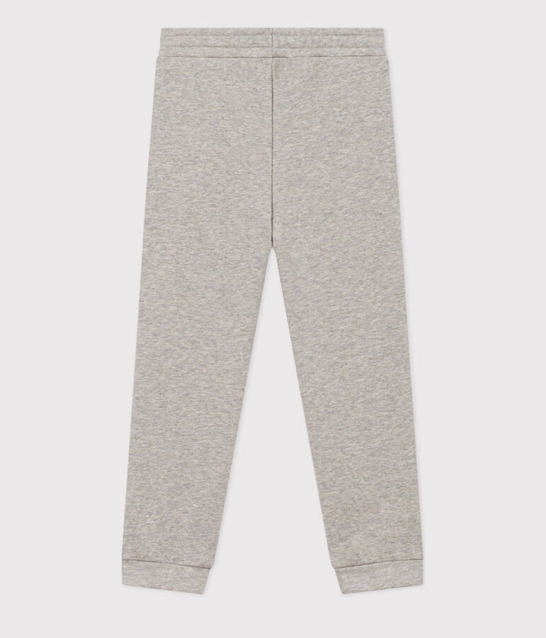 Girls' fleece jogging bottoms CHATON CHINE grey