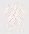 Babies' Footless Cotton Bodyjama MARSHMALLOW white/MULTICO white