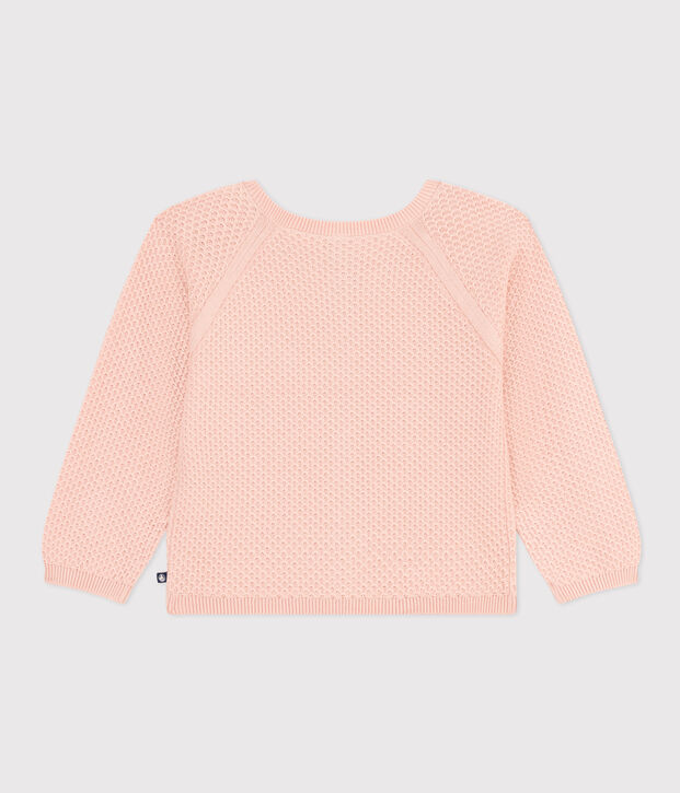 Girls' Cotton Cardigan pink