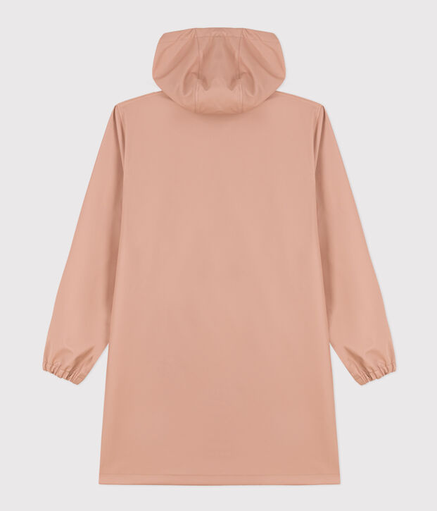 Unisex Long Light Recycled Fabric Raincoat beige