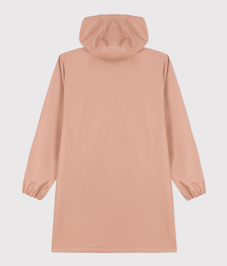 Unisex Long Light Recycled Fabric Raincoat beige