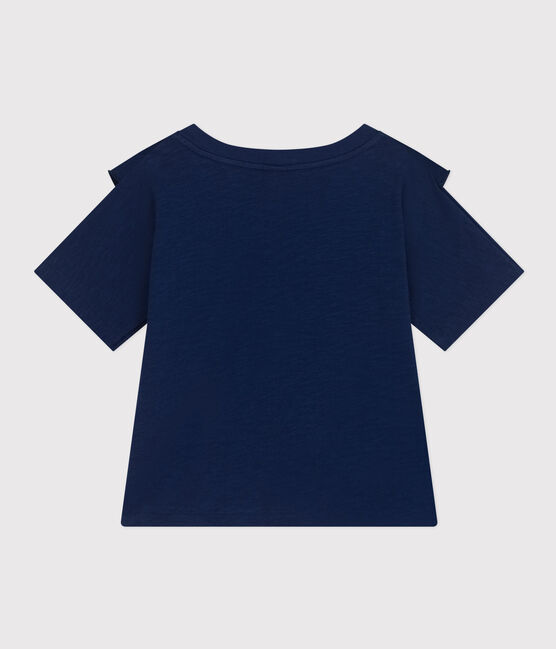 Girls' Slub Jersey T-shirt MEDIEVAL blue
