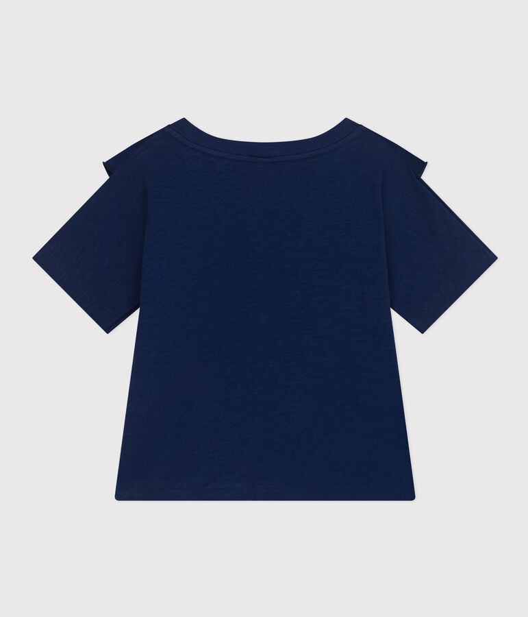 Girls' Slub Jersey T-shirt blue