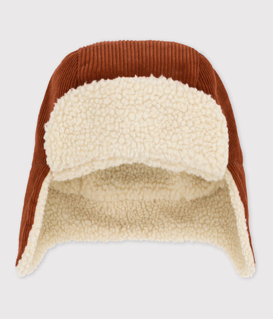 Babies' Velour Chapka CINA brown