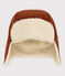Babies' Velour Chapka CINA brown