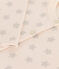 Girls' rib knit print cardigan AVALANCHE beige/ARGENT