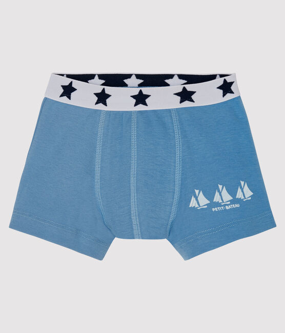Boys' boxer shorts ALASKA blue