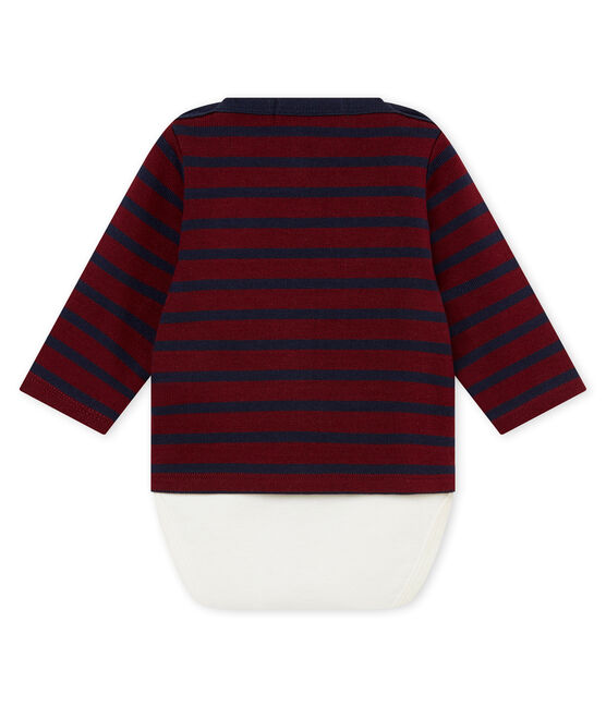 Baby boy's iconic sailor body OGRE red/SMOKING blue