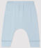 Babies' Organic Cotton 2x2 Rib Knit Leggings FRAICHEUR blue