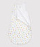 Babies' Colourful Animal Patterned Organic Cotton Sleeping Bag MARSHMALLOW white/MULTICO white