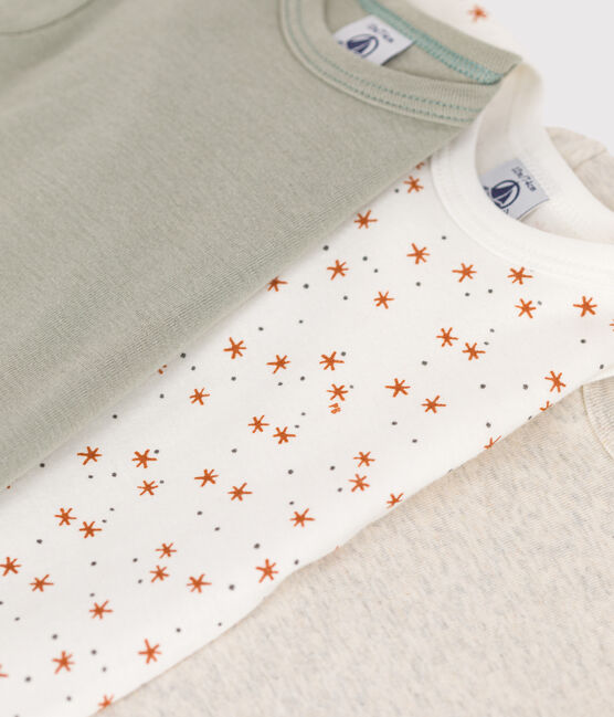 Babies' Short-Sleeved Cotton Bodysuits - 3-Pack variante 1