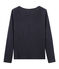 Women's long-sleeved iridescent linen t-shirt SMOKING blue/COPPER pink