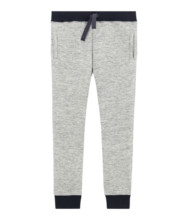 Boy's cotton joggin trousers grey