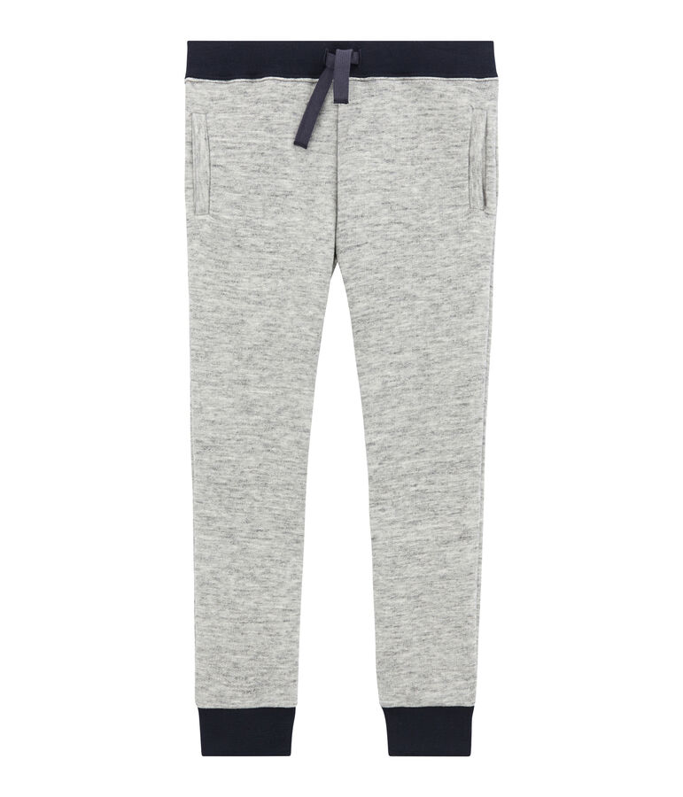 Boy's cotton joggin trousers grey