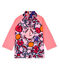 Baby Girls' Eco-Friendly UPF 50+ UV-Proof T-Shirt MERVEILLE pink/MULTICO white