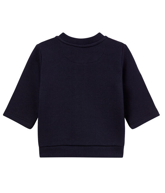 Baby boys' zipped Sweatshirt cardigan SMOKING blue