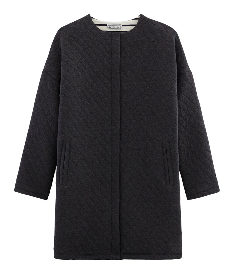 Women's Long Tube Knit Jacket CITY CHINE grey